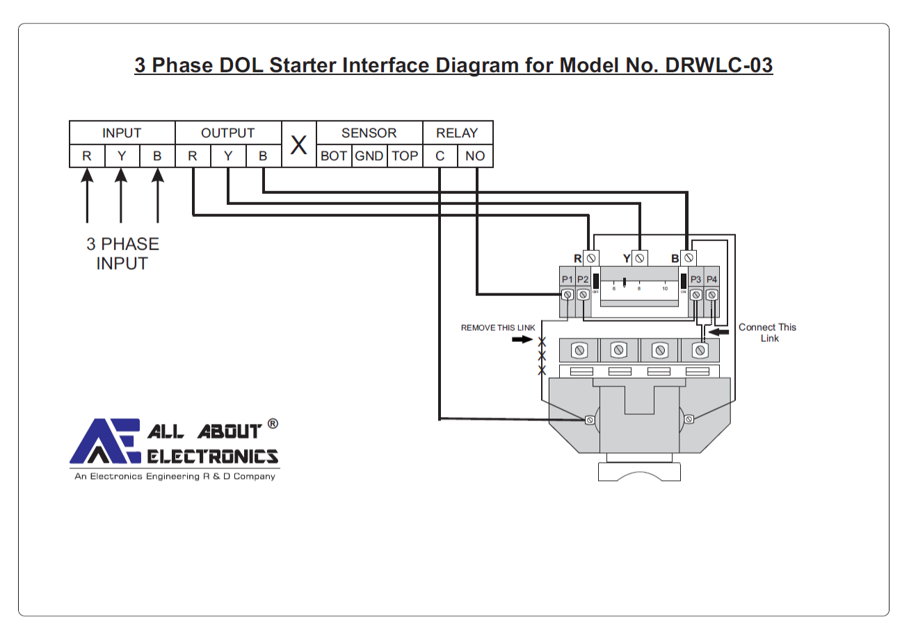 DRWLC-03 3-Phase Automatic Water Level Controller With Dry Run Protection