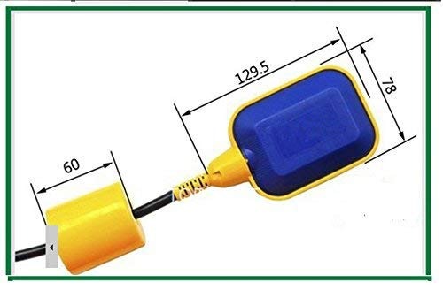 250V 5A Float Sensor Switch for Water Level Controller with 3 metre Wire