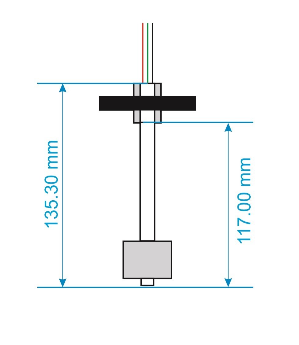 Float Sensor Switch For Water Level Controller Both Side Sense, Corrosion Free