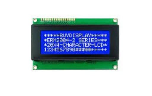 JHD 20x4 LCD Character display, HD44780 COntroller JHD204A Module, BLUE