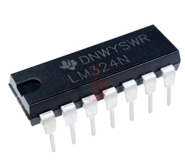 LM324N, Quad Operational Amplifiers, 14-PDIP