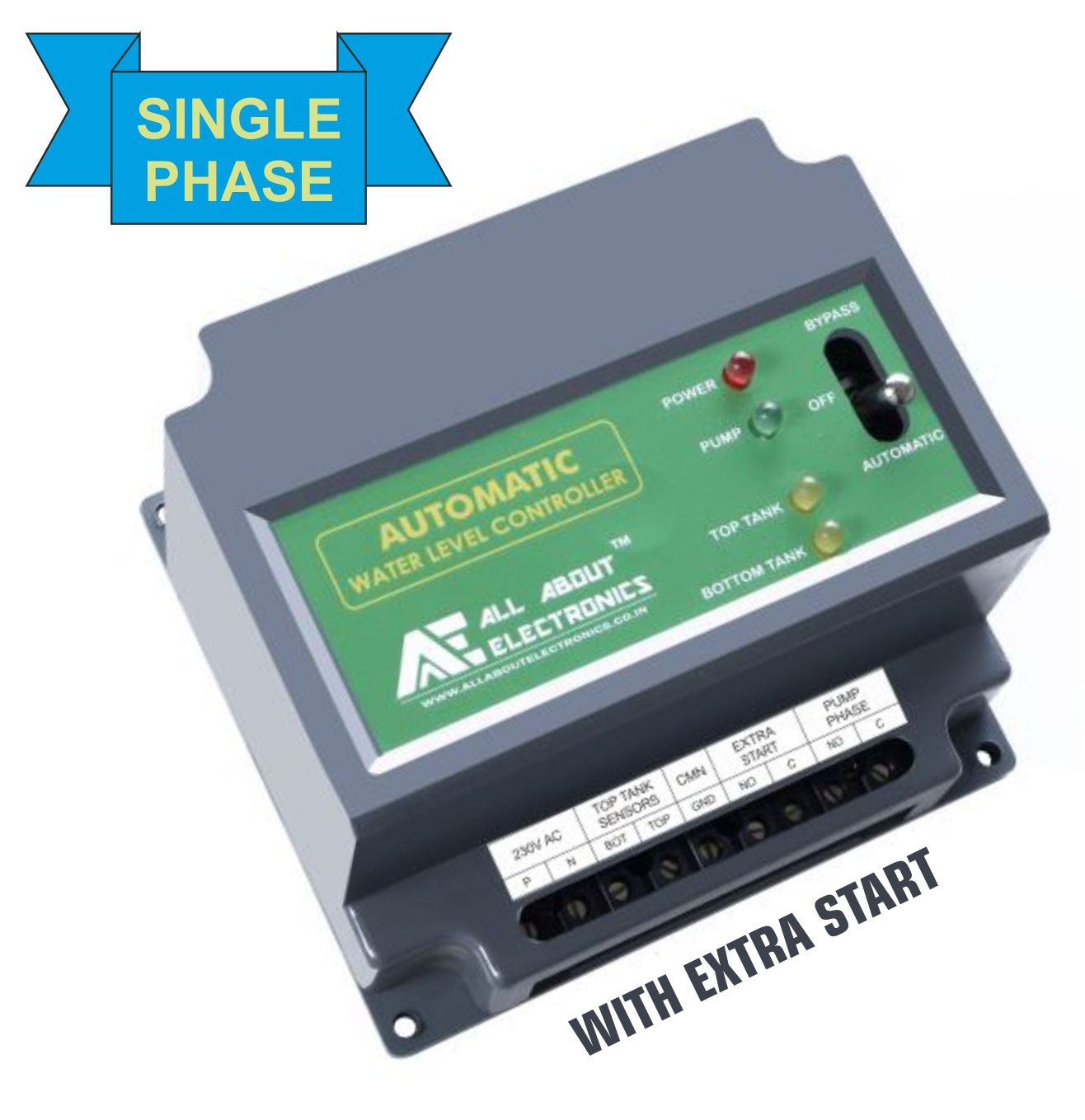 WLC-01 EX - Fully Automatic Water Level Controller with Corrosion-Free Sensors with Starting Relay